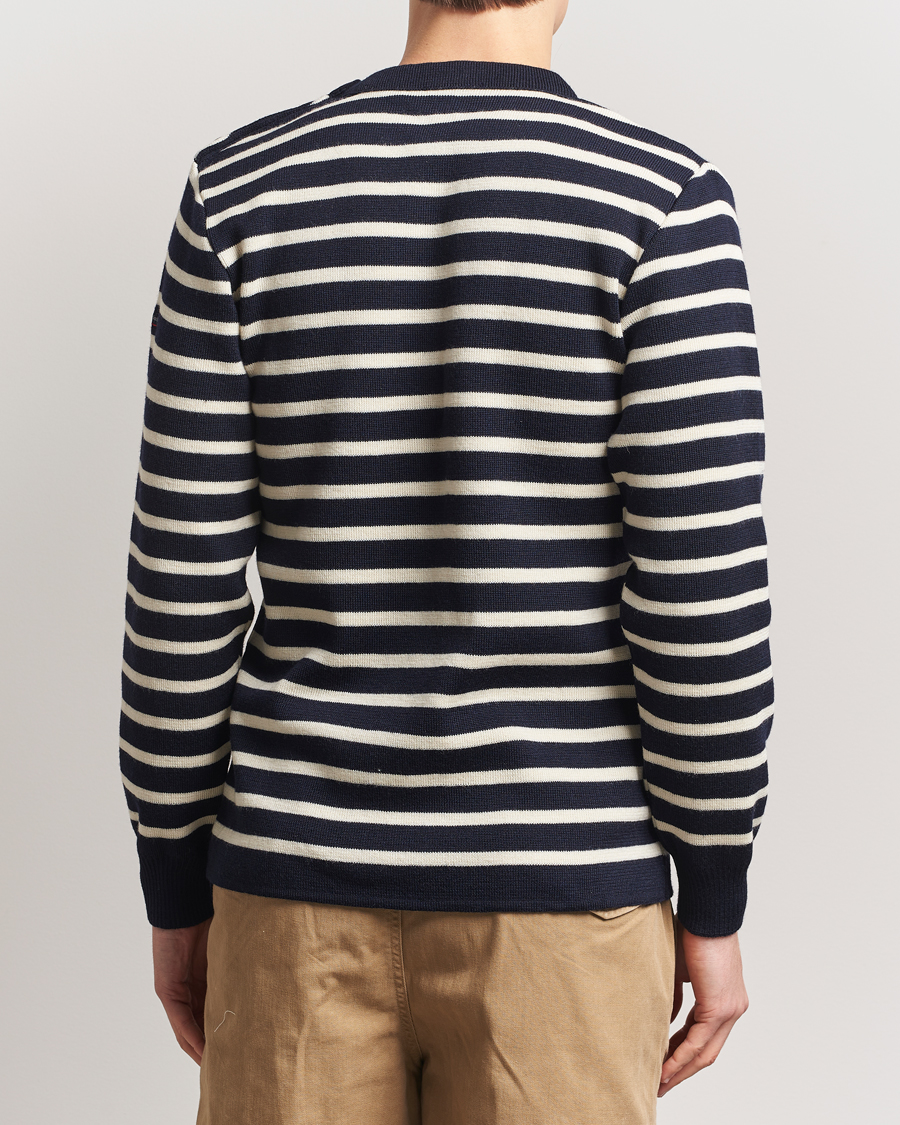 Herren | Pullover | Armor-lux | Fouesnant Classic Sweater Rich Navy/Nature