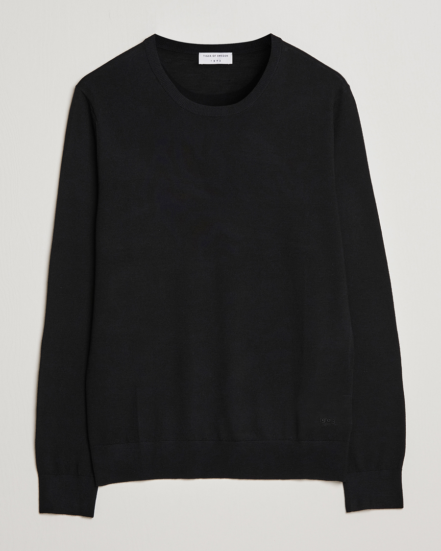 Herren | Pullover | Tiger of Sweden | Nichols Crew Neck Pullover Black