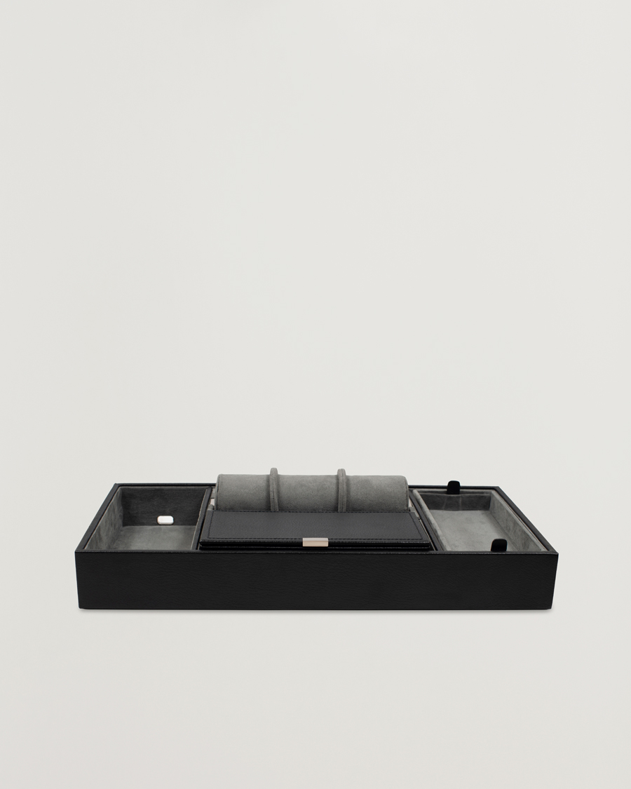 Herren | Geschenkideen zu Weihnachten | WOLF | Howard Valet Tray with Cuff Black/Grey Pebble