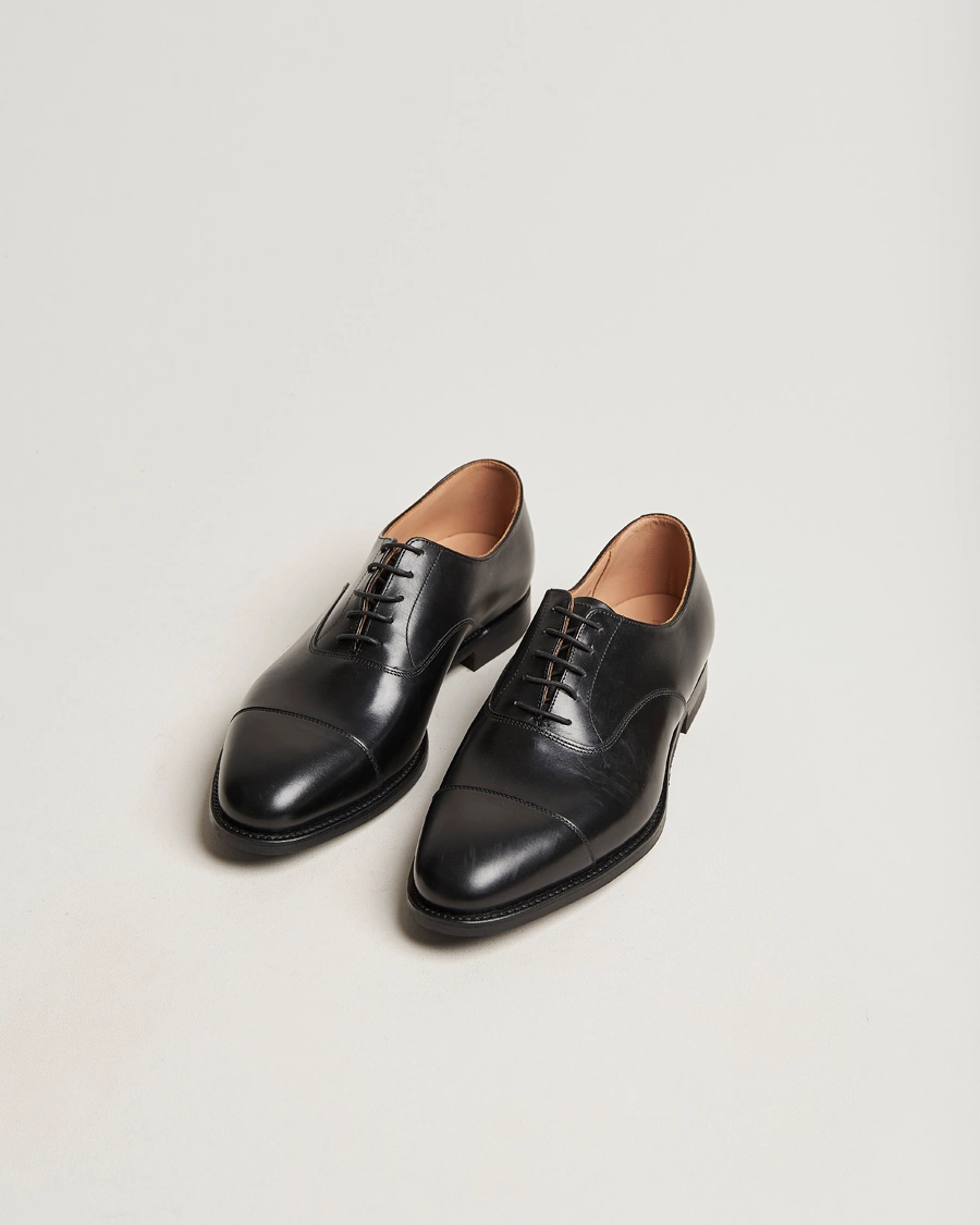 Herren | Handgefertigte Schuhe | Crockett & Jones | Connaught 2 City Sole Black Calf