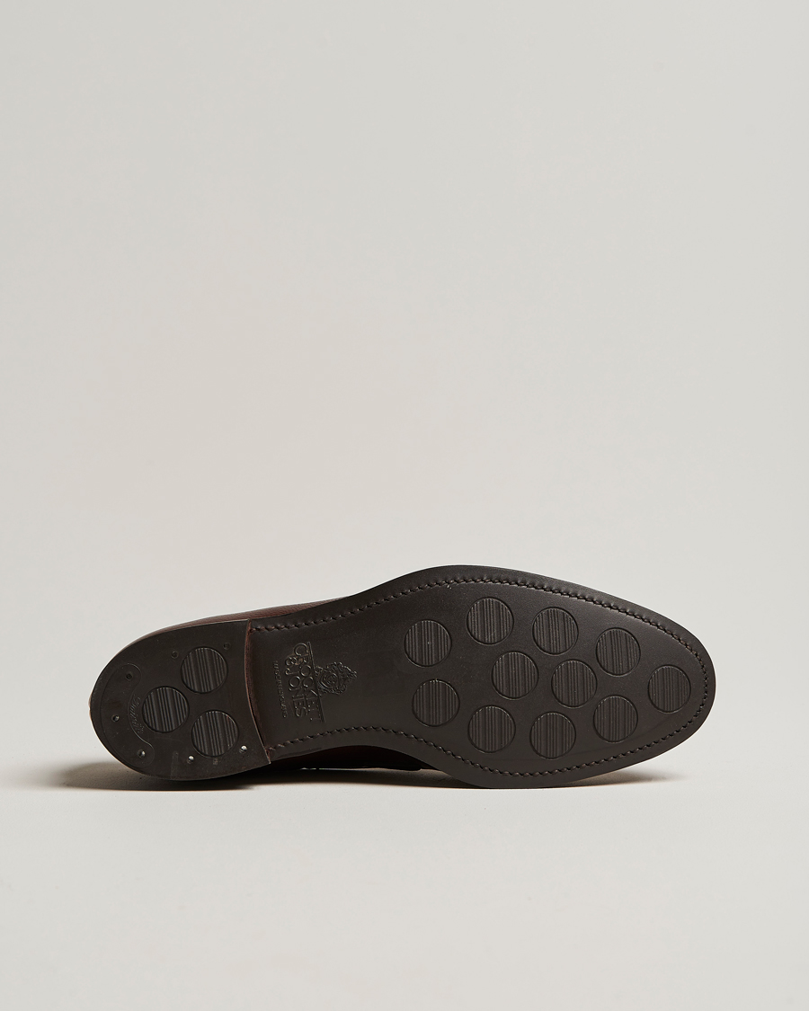 Herren | Loafer | Crockett & Jones | Cavendish 2 City Sole Dark Brown Grain