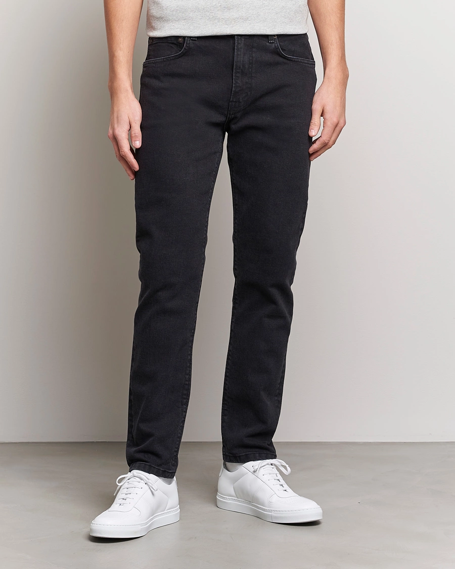 Herren | Kleidung | Jeanerica | TM005 Tapered Jeans Black 2 Weeks