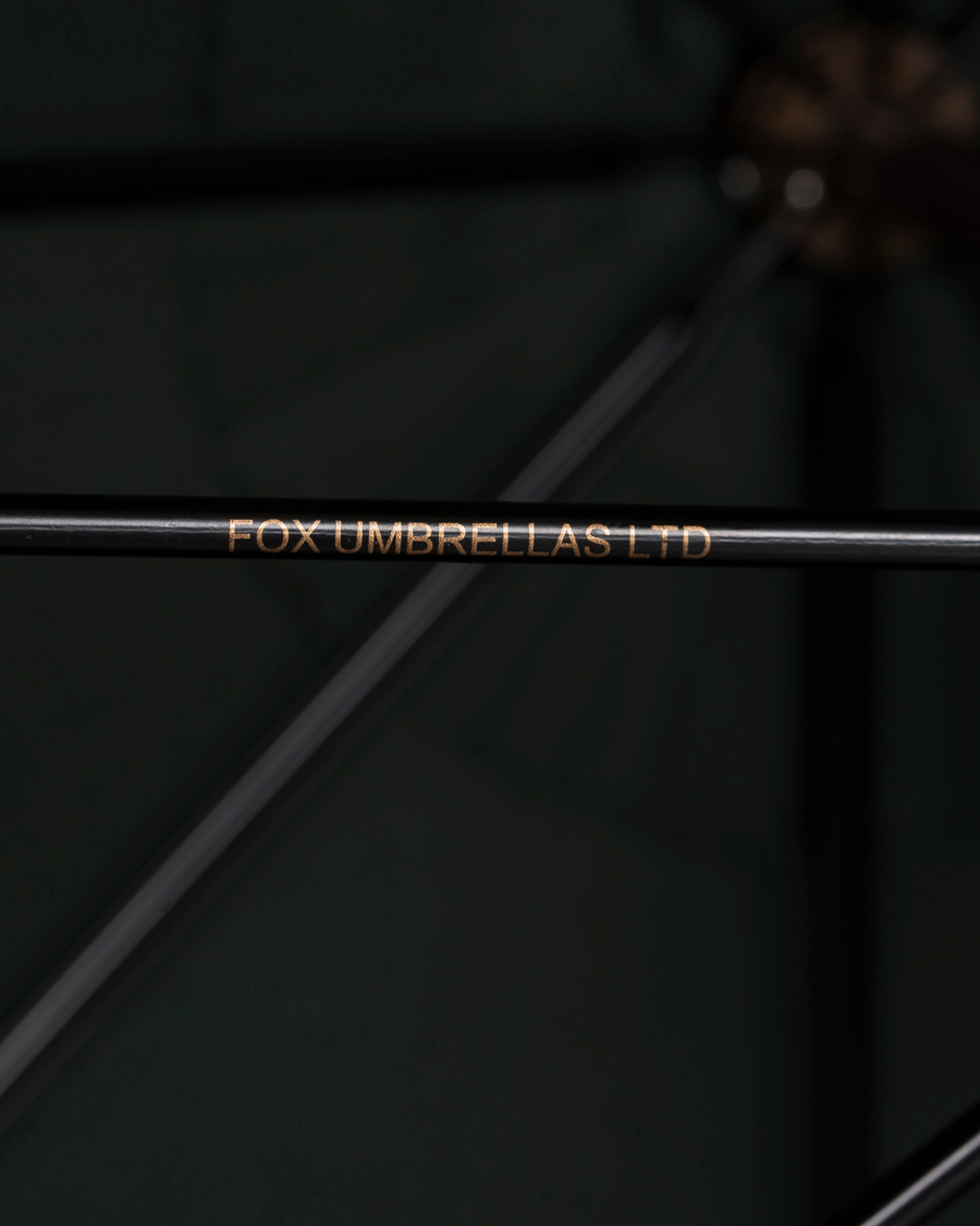 Herren | Fox Umbrellas Polished Hardwood Umbrella Racing Green | Fox Umbrellas | Polished Hardwood Umbrella Racing Green