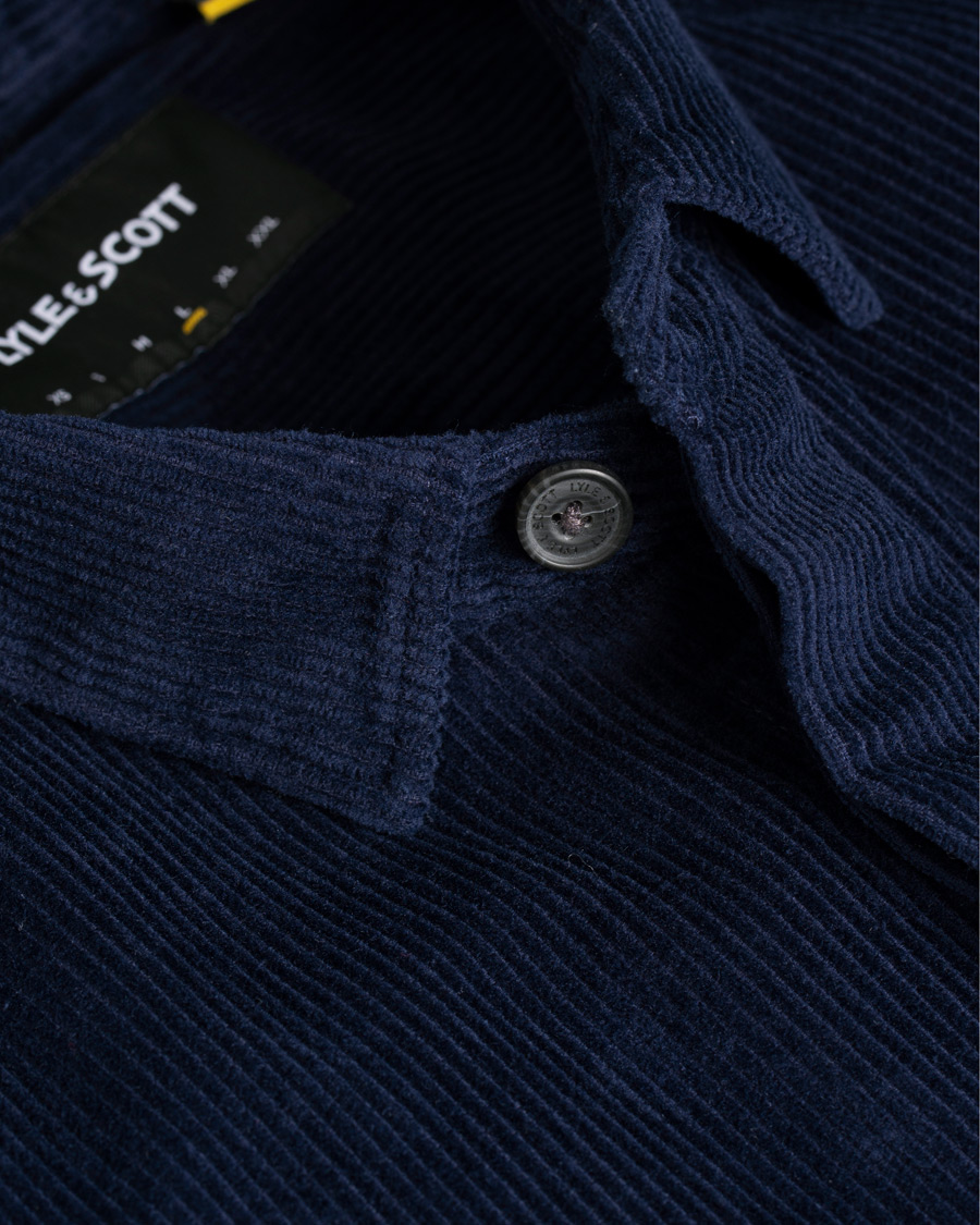 Herren | Hemden | Lyle & Scott | Corduroy Overshirt Navy