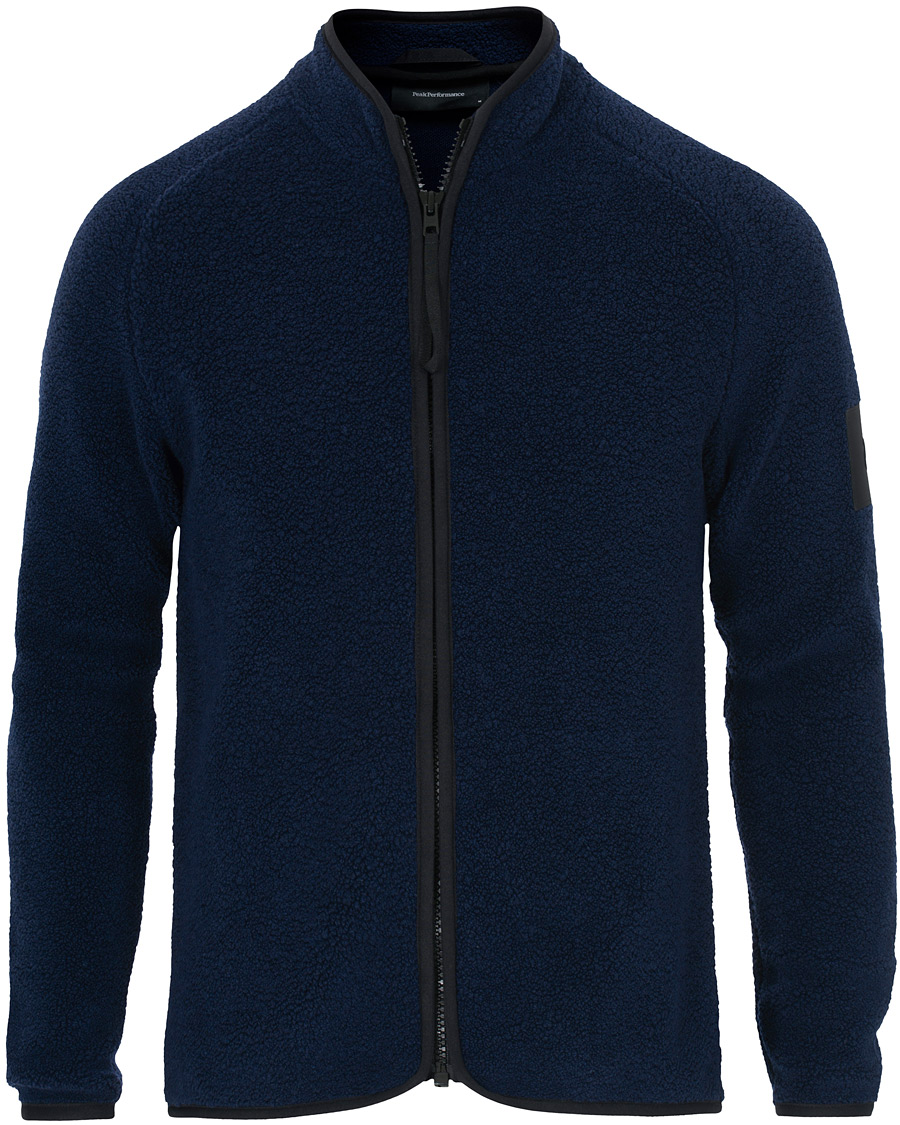 Herren | Pullover | Peak Performance | Ted Full Zip Fleece Salute Blue