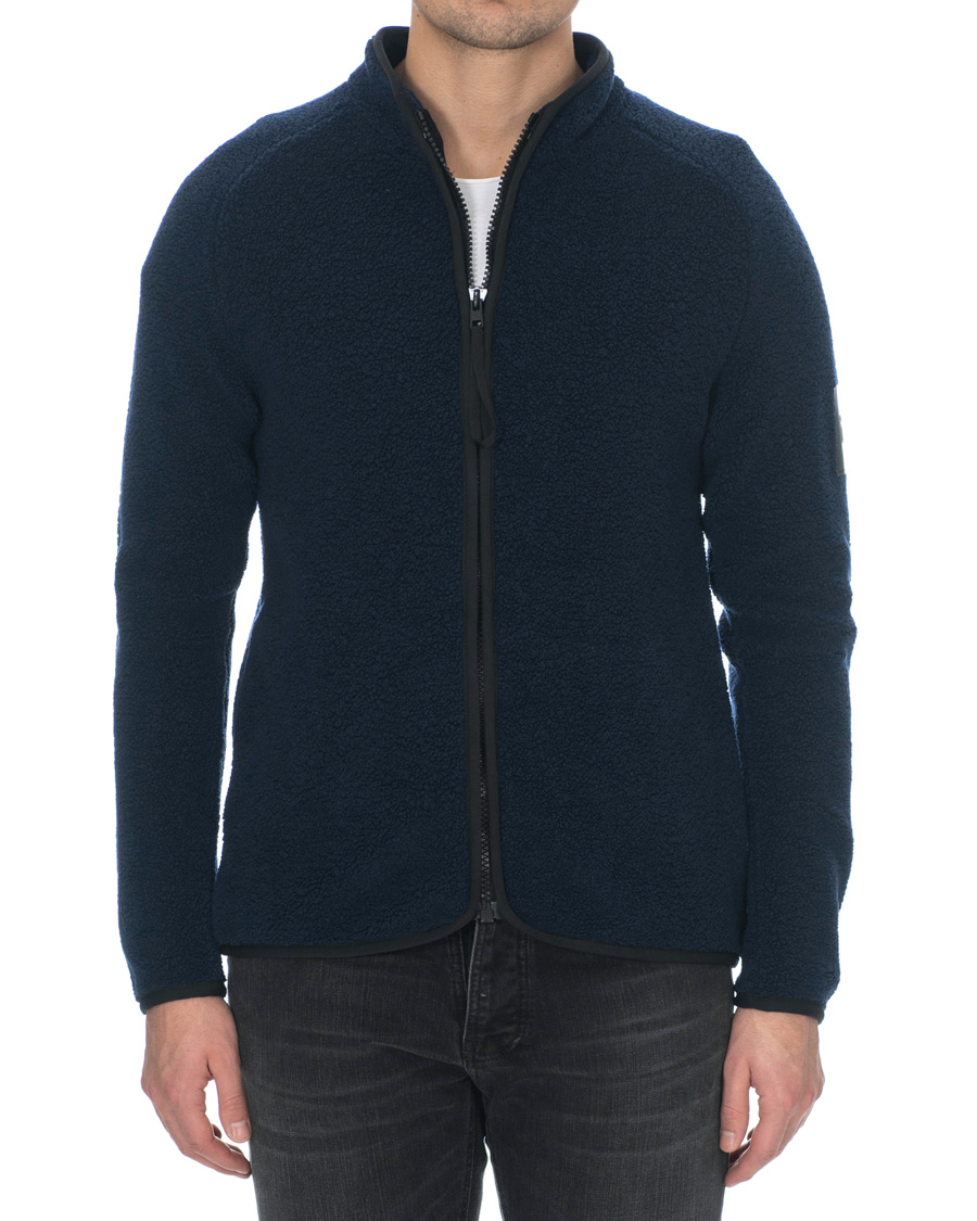 Herren | Pullover | Peak Performance | Ted Full Zip Fleece Salute Blue
