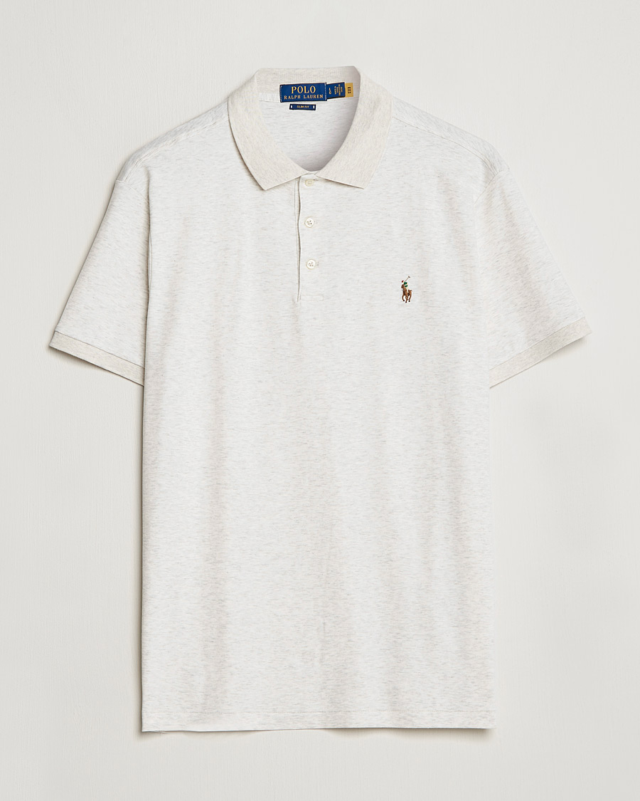 Herren | Poloshirts | Polo Ralph Lauren | Slim Fit Pima Cotton Polo Polo State Heather
