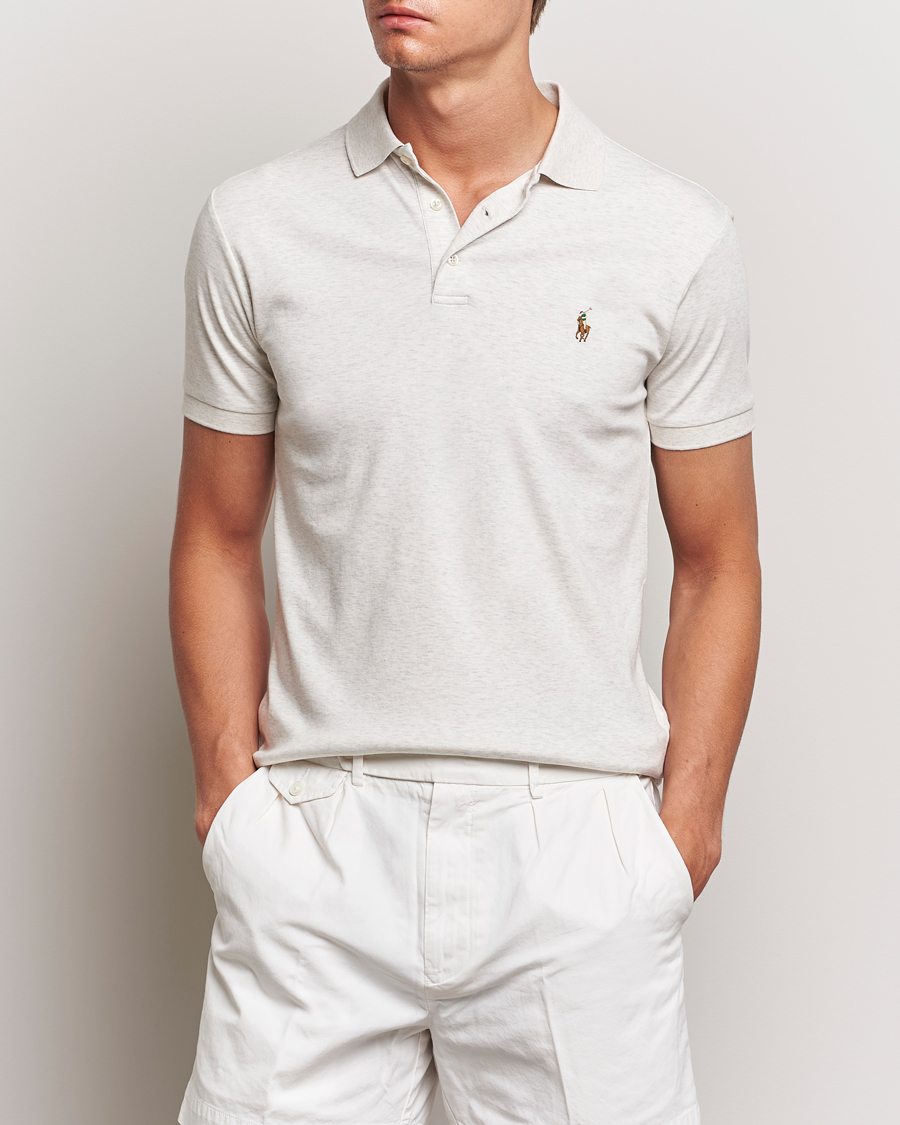 Herren | Poloshirts | Polo Ralph Lauren | Slim Fit Pima Cotton Polo Polo State Heather