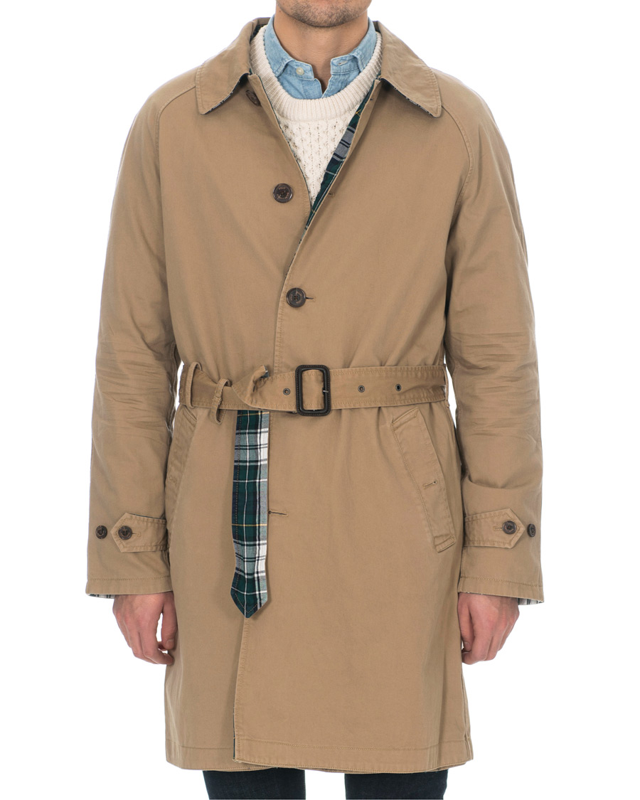 Herren | Jacken | Polo Ralph Lauren | Reversible Trench Coat Desert Khaki/Gordon Tartan