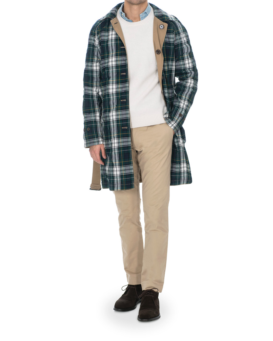 Herren | Jacken | Polo Ralph Lauren | Reversible Trench Coat Desert Khaki/Gordon Tartan