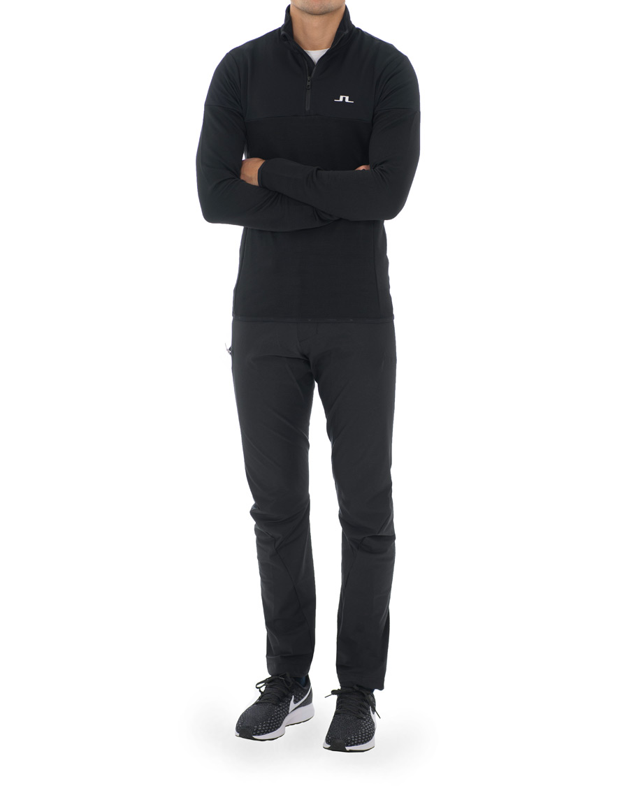 Herren | Pullover | J.Lindeberg | Hubbard Half Zip Black