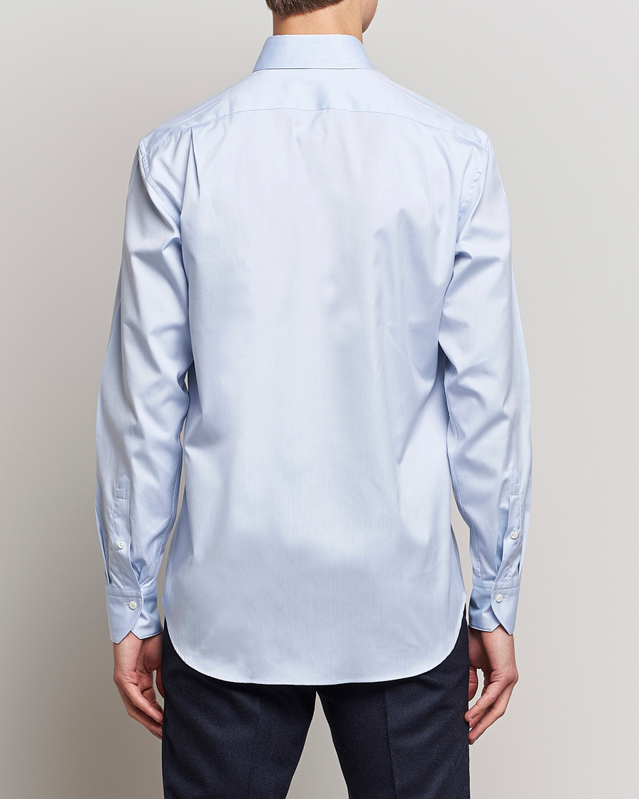 Herren | Hemden | Stenströms | Fitted Body Button Down Shirt Light Blue