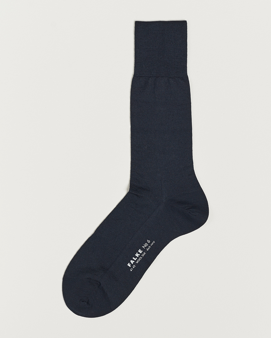 Herren | Unterwäsche | Falke | No. 6 Finest Merino & Silk Socks Dark Navy