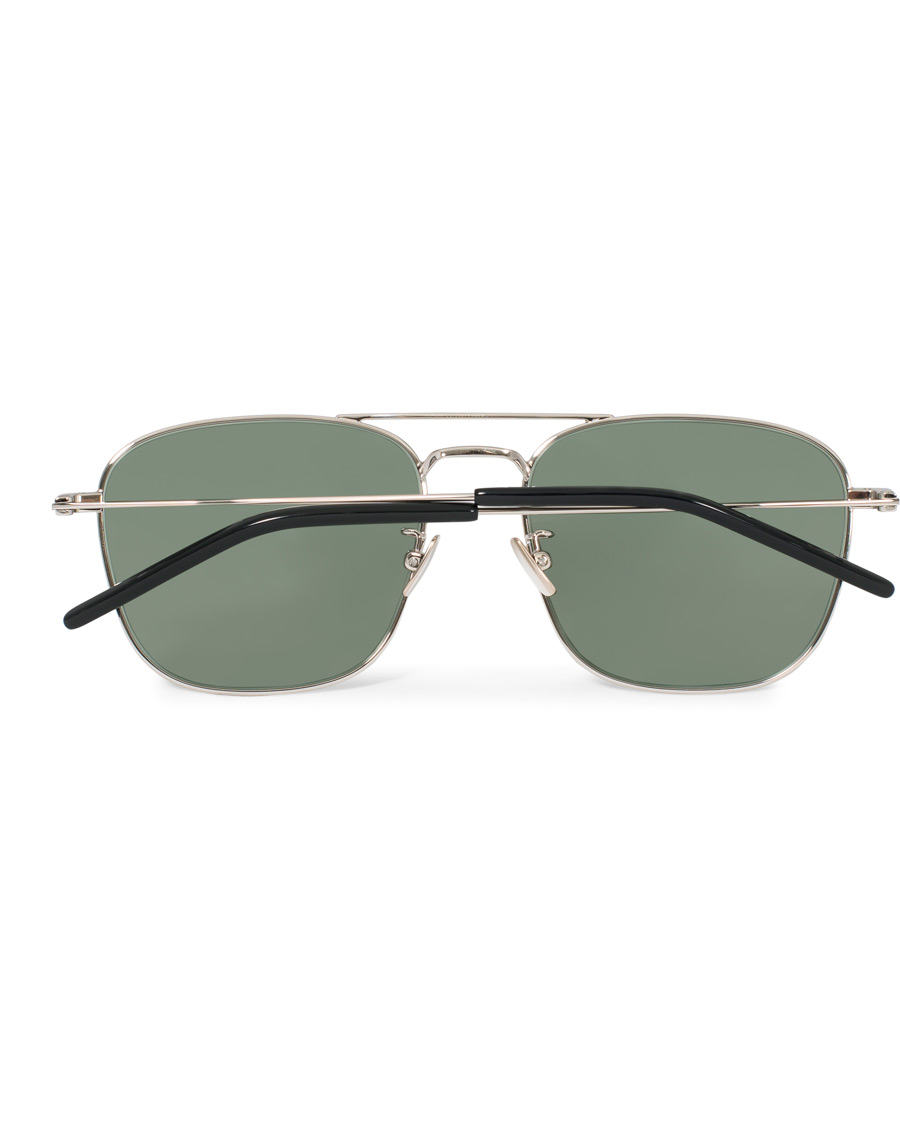 Herren | Saint Laurent SL 309 Sunglasses Silver/Green | Saint Laurent | SL 309 Sunglasses Silver/Green