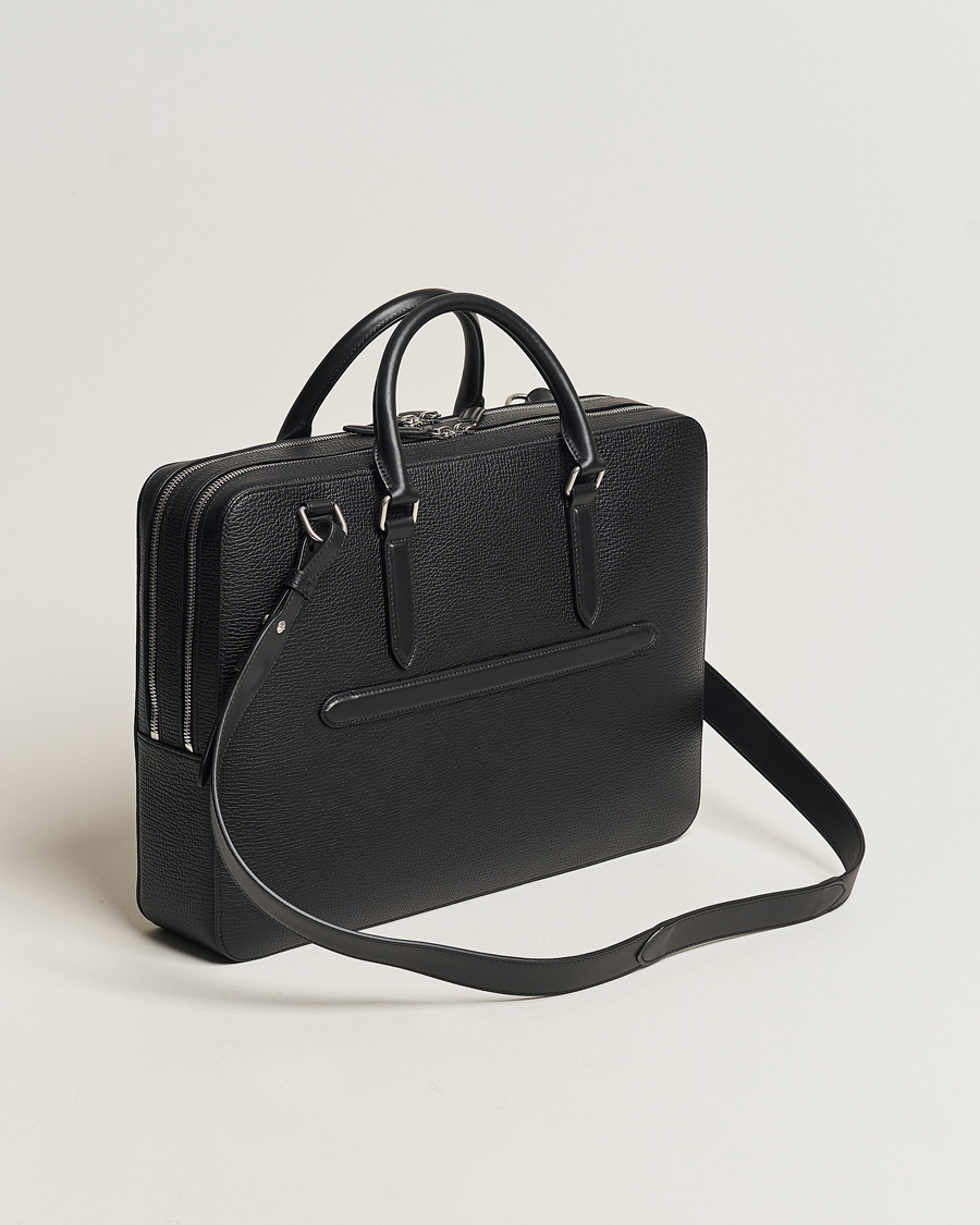Herren | Taschen | Smythson | SmythsonLudlow Large Briefcase With Zip FrontBlack