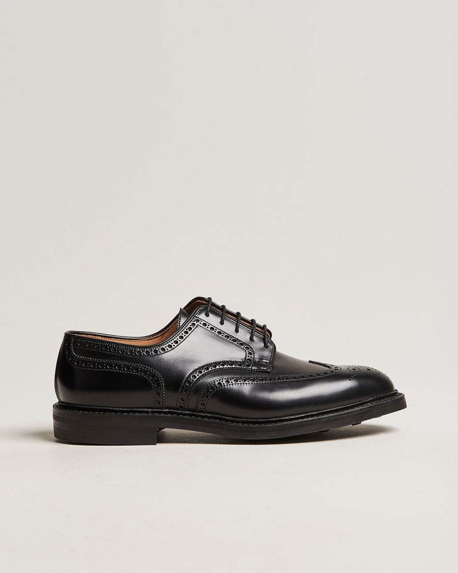 Herren | Brogue | Crockett & Jones | Pembroke Derbys Black Calf