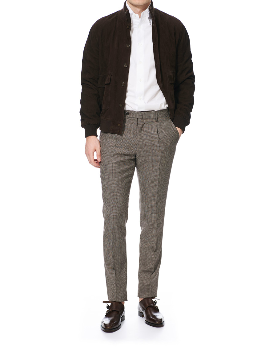 Herren | Hemden | Mazzarelli | Soft Oxford Button Down Shirt White