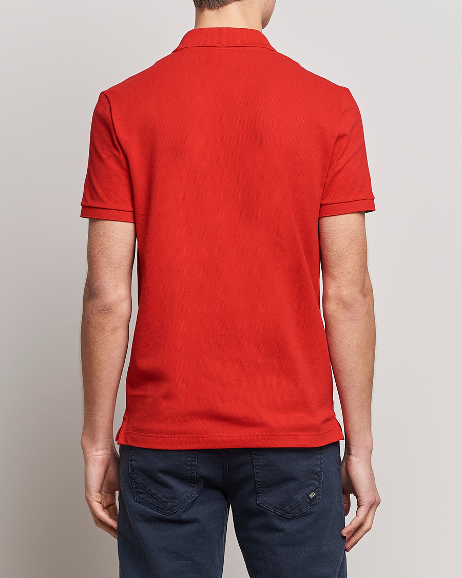 Herren | Kurzarm-Poloshirts | Lacoste | Slim Fit Polo Piké Red