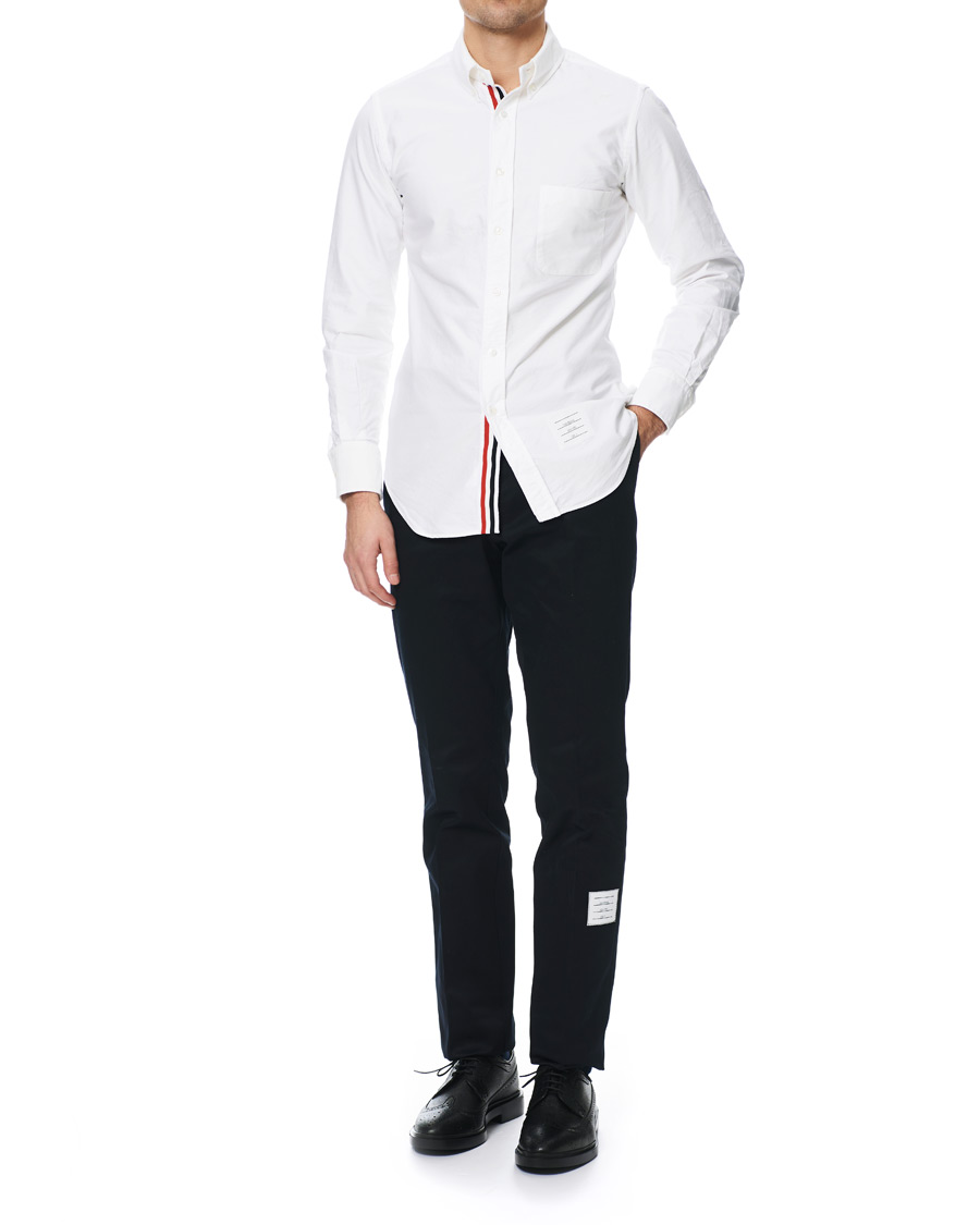 Herren | Hemden | Thom Browne | Contrast Oxford Button Down Shirt White