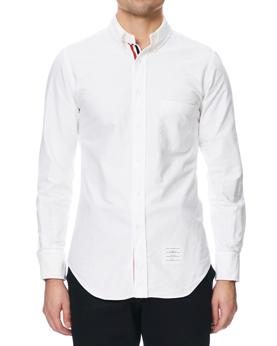 Herren | Hemden | Thom Browne | Contrast Oxford Button Down Shirt White