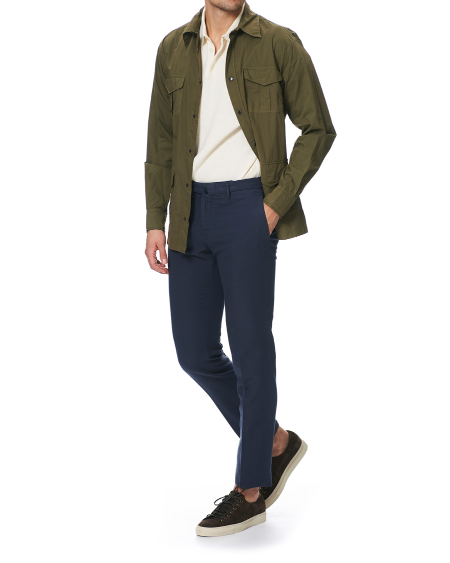 Herren | Hosen | Incotex | Slim Fit Chinolino Trousers Navy