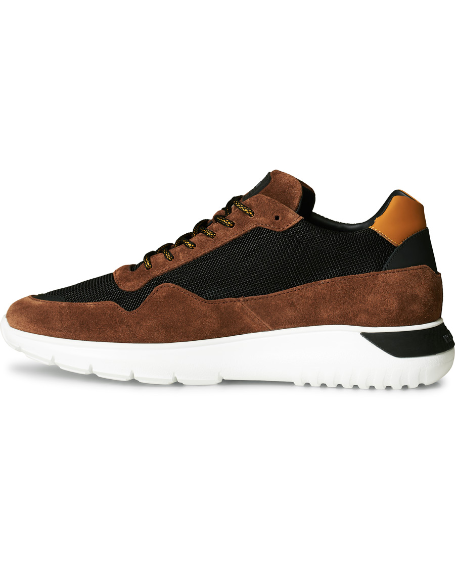 Herren | Hogan Icube Running Sneaker Brown/Rust Suede | Hogan | Icube Running Sneaker Brown/Rust Suede