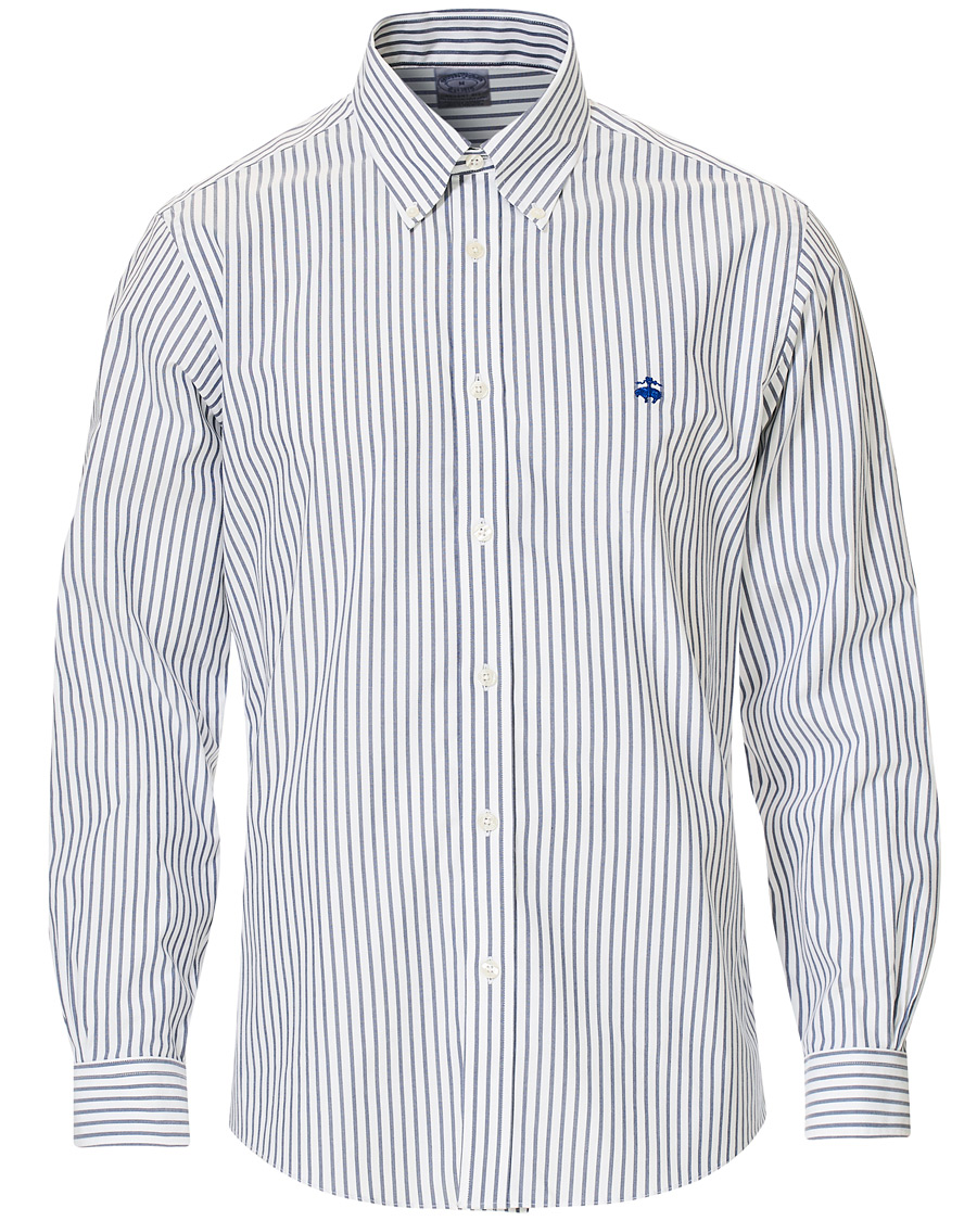 Herren | Hemden | Brooks Brothers | Regent Fit Non Iron Sport Button Down Shirt Dark Blue