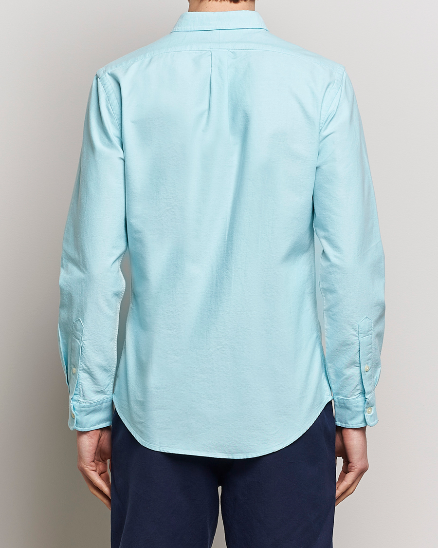 Herren | Hemden | Polo Ralph Lauren | Slim Fit Oxford Button Down Shirt Aegean Blue