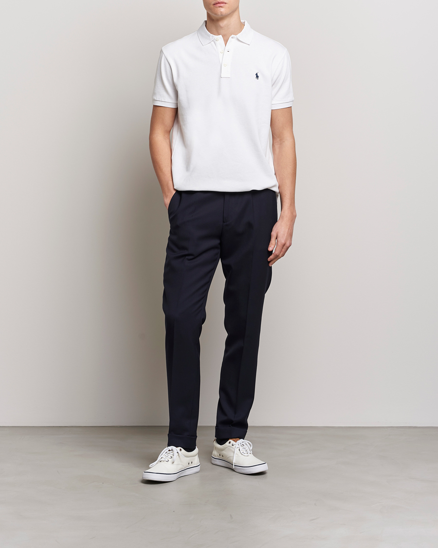 Herren | Poloshirts | Polo Ralph Lauren | Custom Fit Spa Terry Polo White