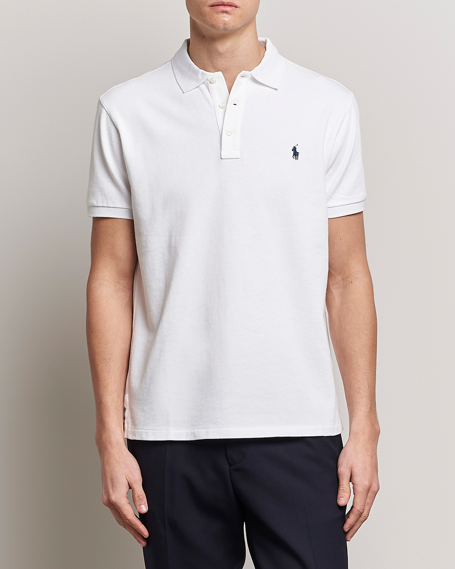 Herren | Poloshirts | Polo Ralph Lauren | Custom Fit Spa Terry Polo White