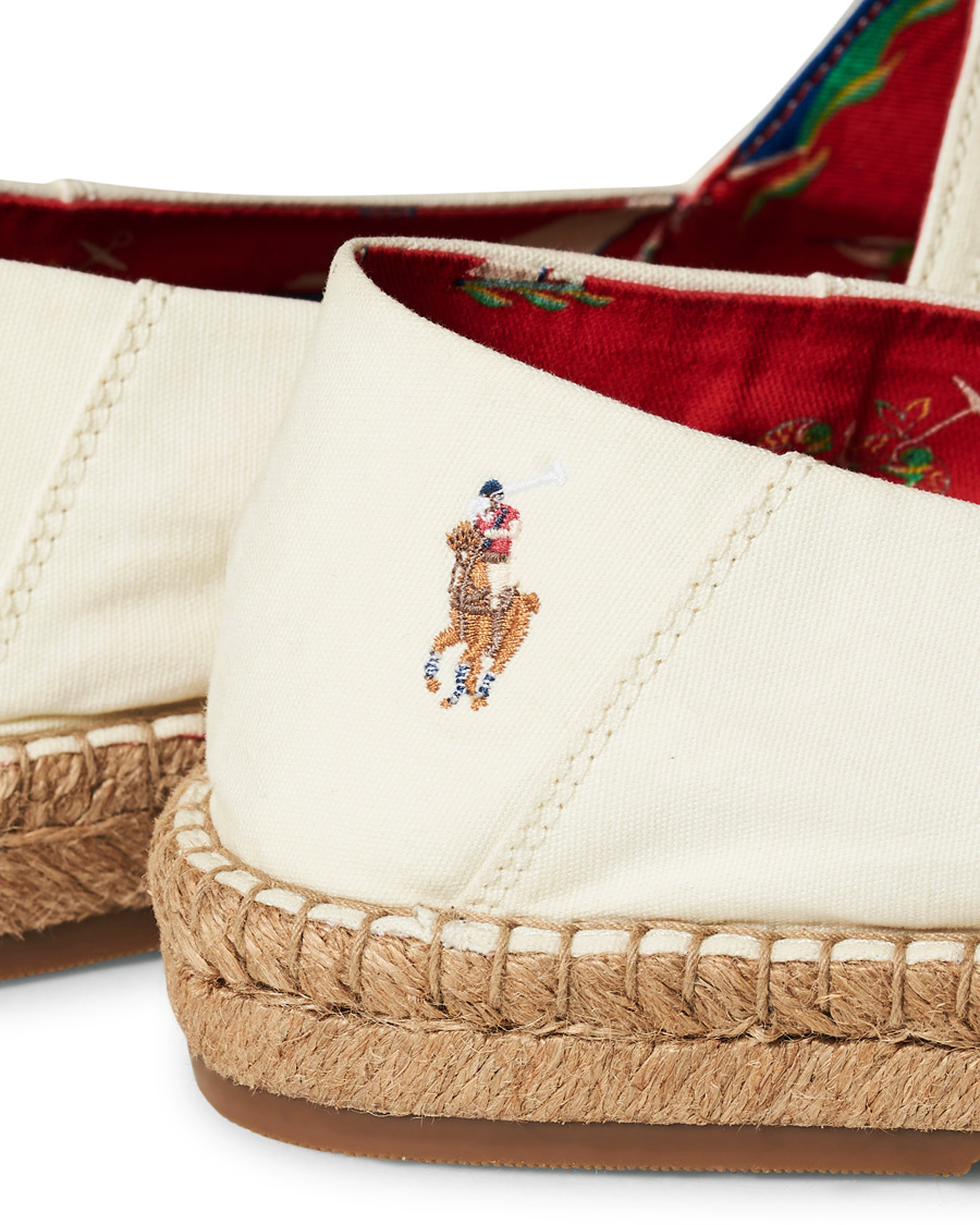 Herren | Polo Ralph Lauren Cevio Washed Canvas Espandrilles Creme | Polo Ralph Lauren | Cevio Washed Canvas Espandrilles Creme