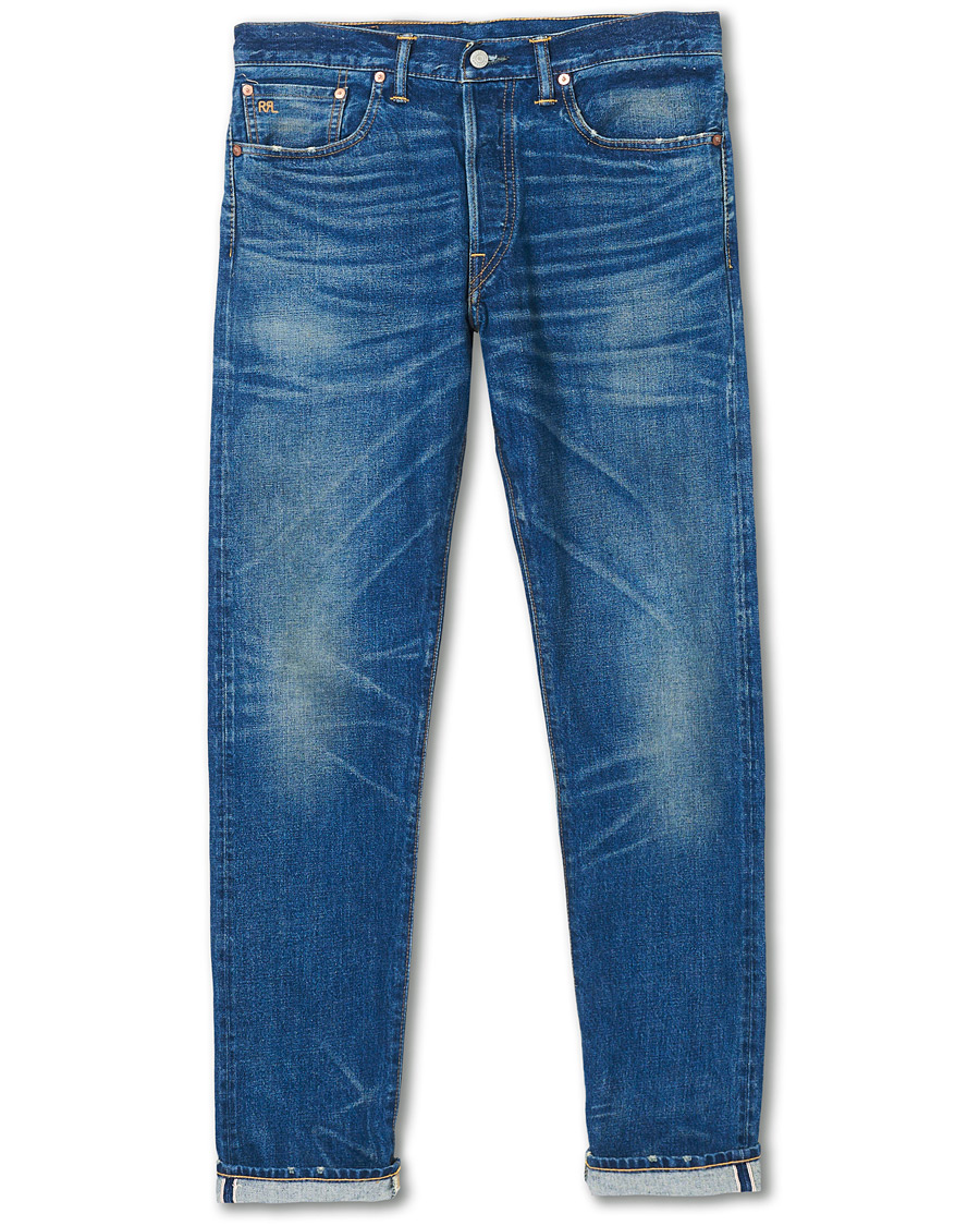 Herren | Jeans | RRL | Slim Narrow Selvedge Jeans Grandfalls Wash
