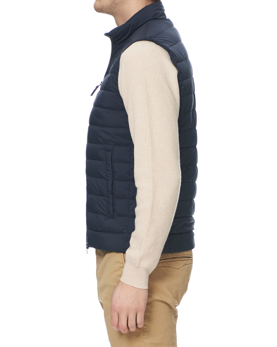 Herren | Jacken | Herno | Nuage Matt Nylon Vest Deep Blue