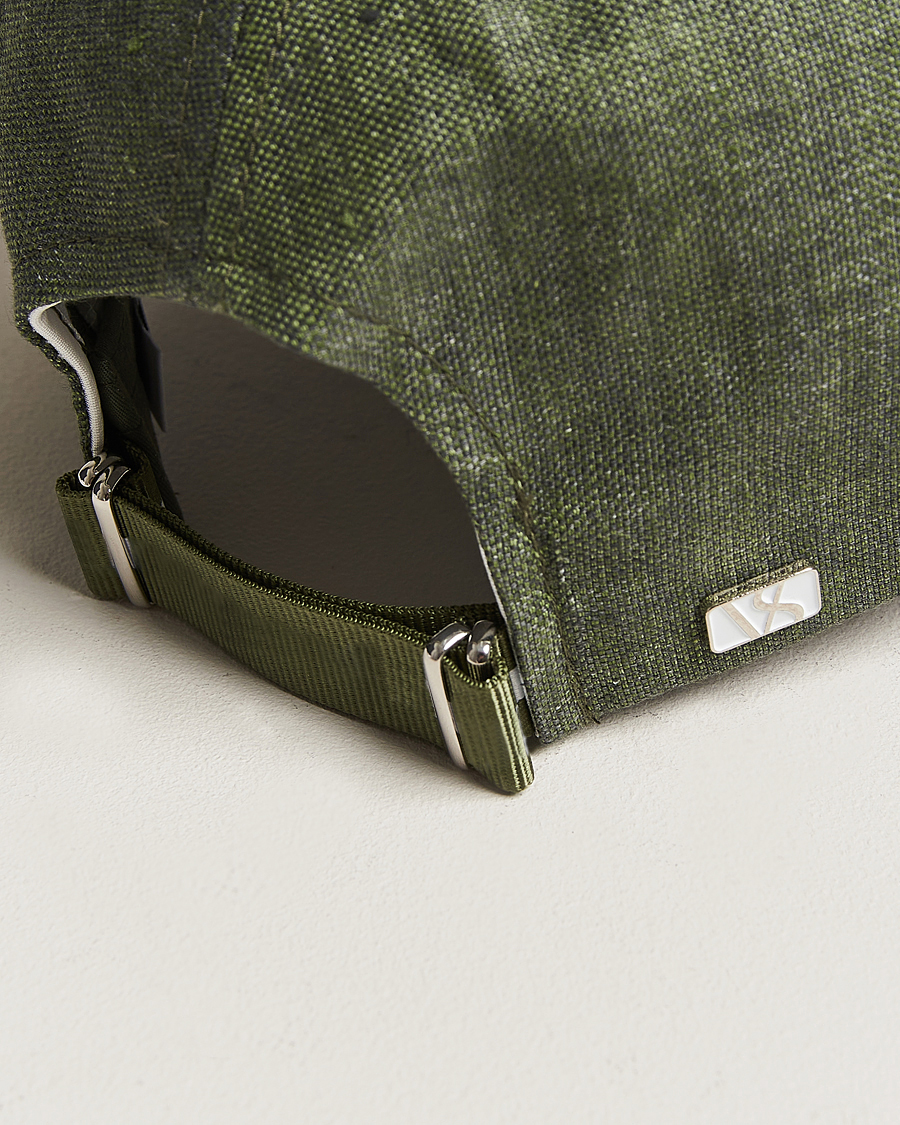 Herren | Hüte & Mützen | Varsity Headwear | Linen Baseball Cap French Olive