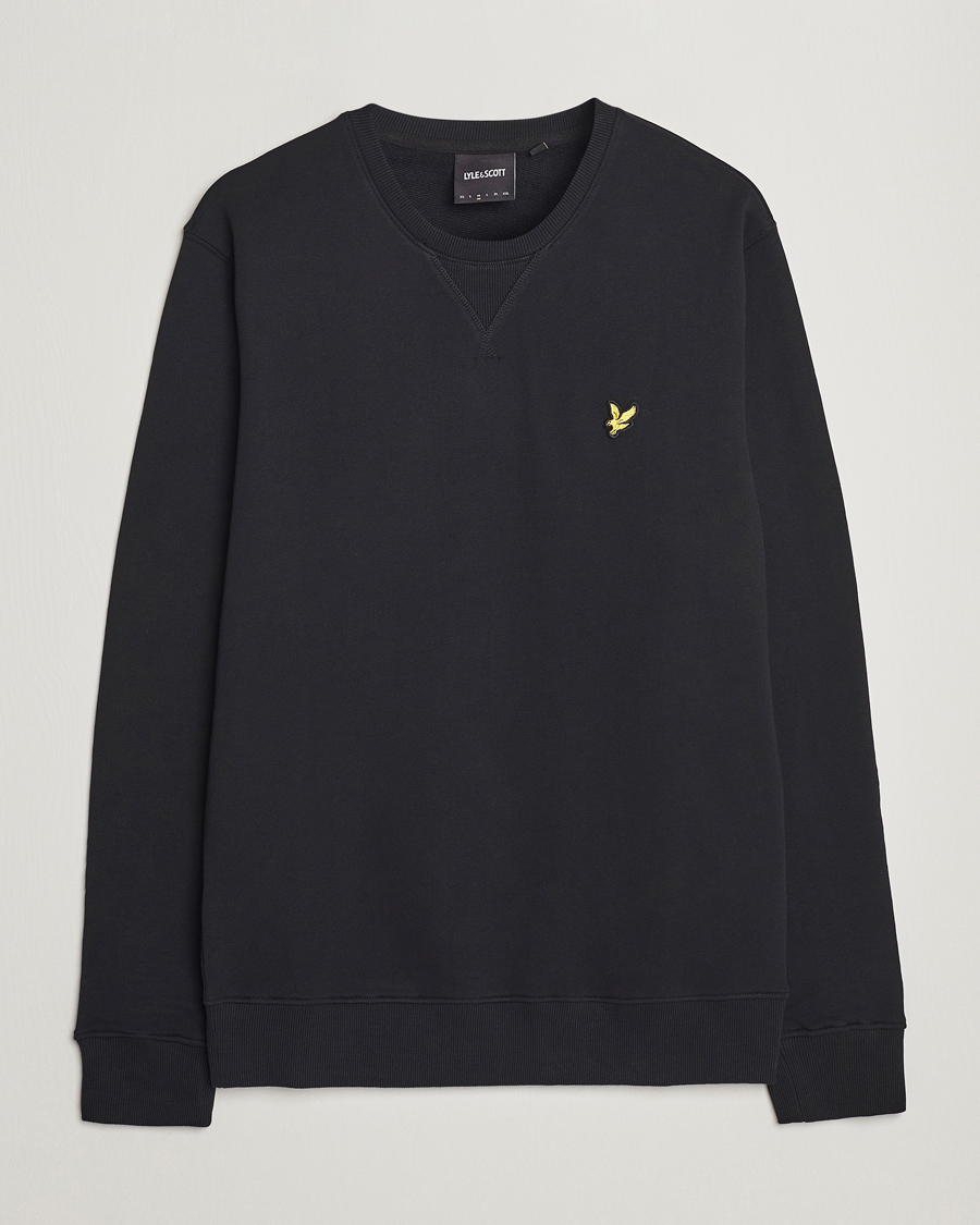 Herren | Pullover | Lyle & Scott | Crew Neck Sweatshirt Jet Black