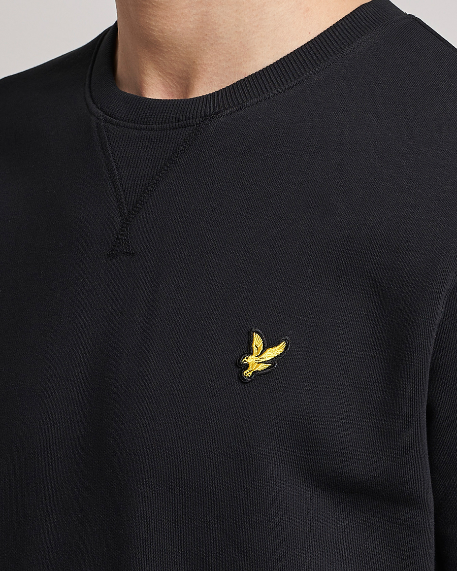 Herren | Pullover | Lyle & Scott | Crew Neck Sweatshirt Jet Black