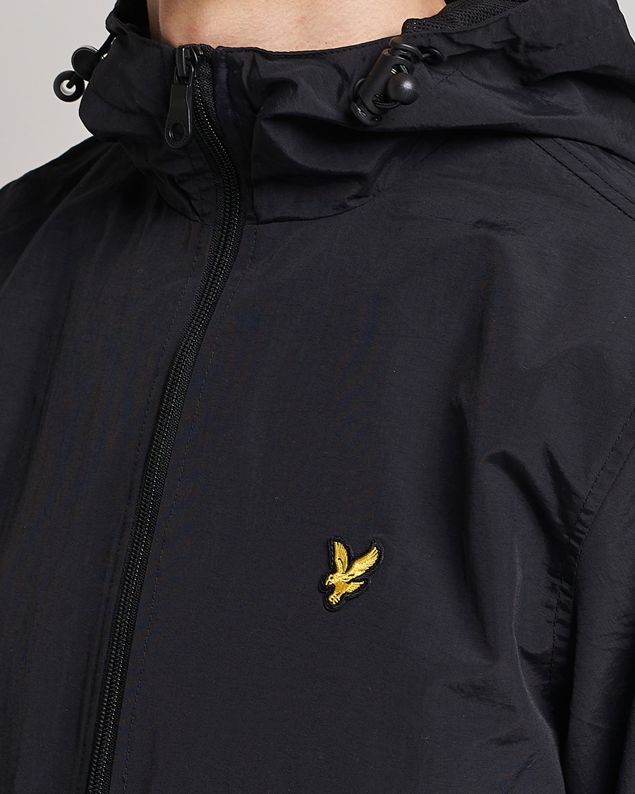 Herren | Jacken | Lyle & Scott | Zip Through Hooded Jacket Jet Black