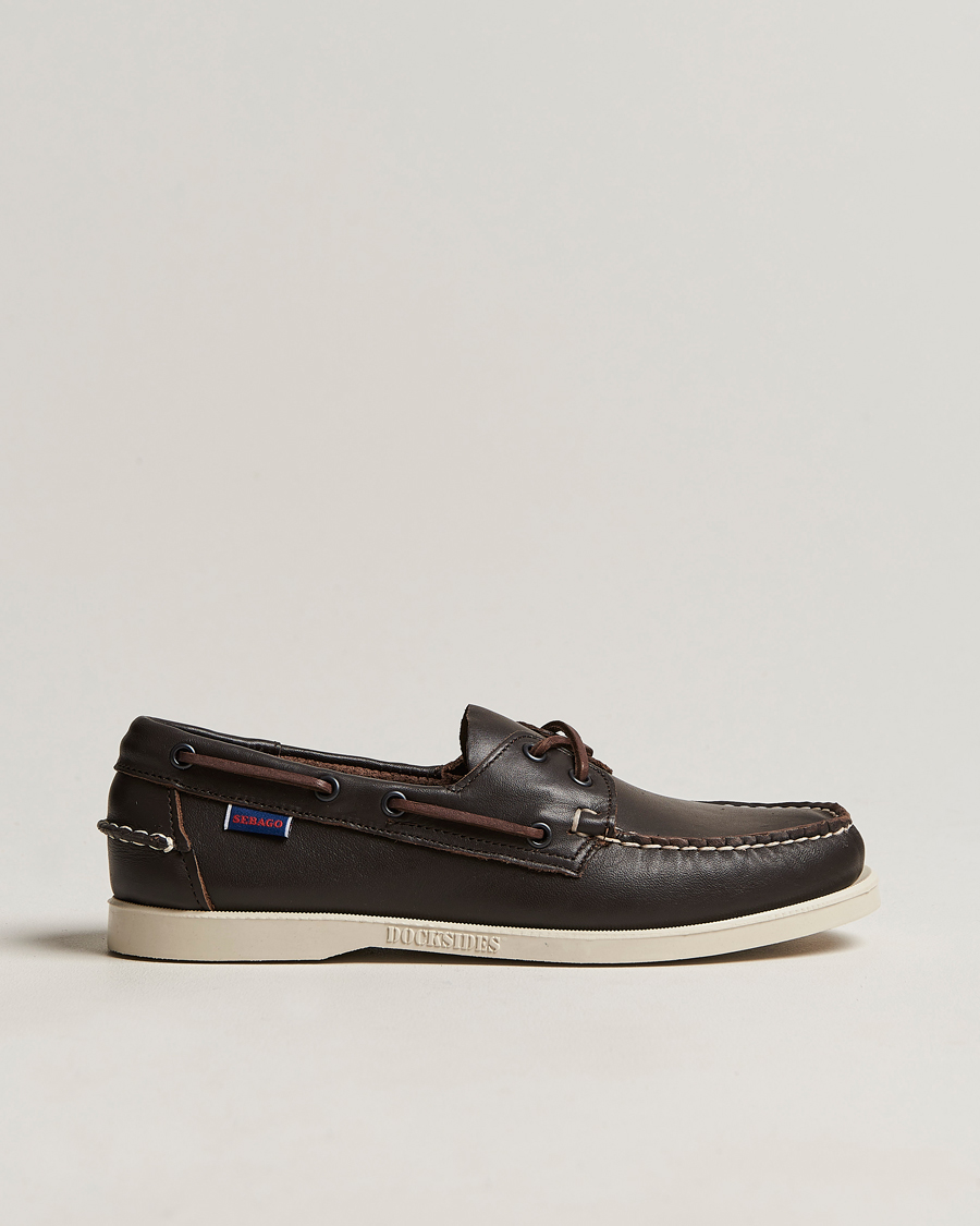 Herren | Sebago Dockside Boat Shoe Dark Brown | Sebago | Dockside Boat Shoe Dark Brown