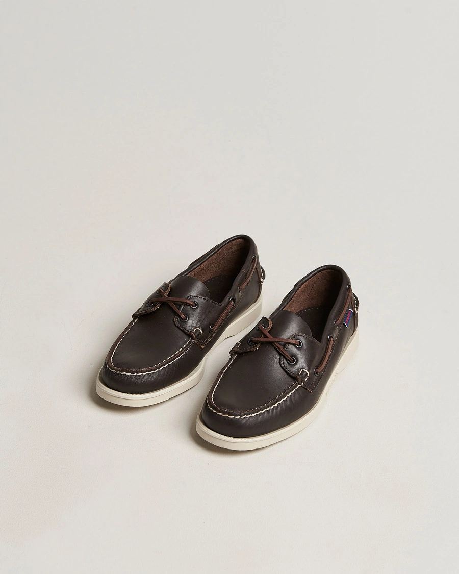 Men | Shoes | Sebago | Dockside Boat Shoe Dark Brown
