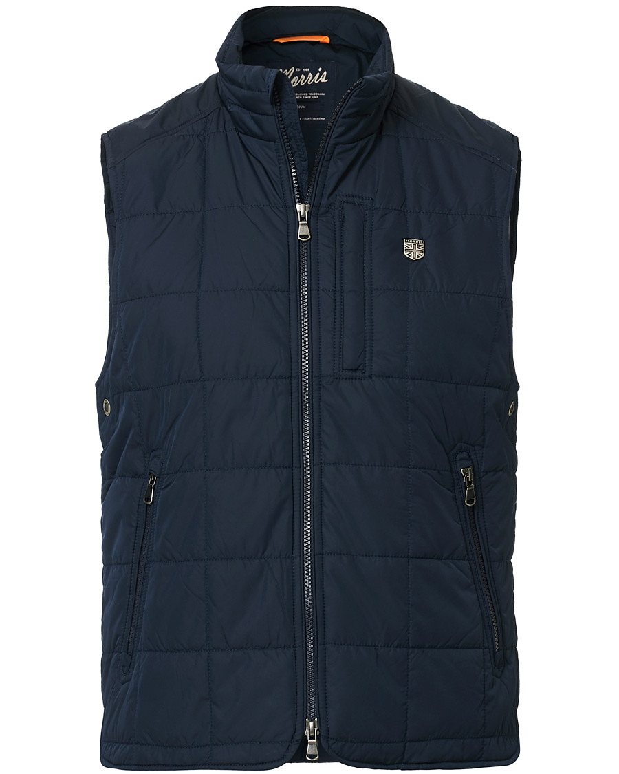 Herren | Jacken | Morris | Quilted Crew Vest Navy