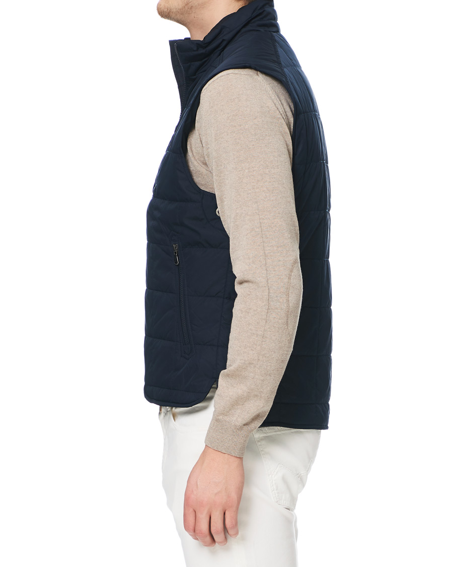Herren | Jacken | Morris | Quilted Crew Vest Navy