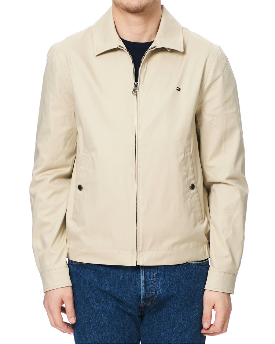 Herren | Jacken | Tommy Hilfiger | Lightweight Cotton Harrington Jacket Light Stone