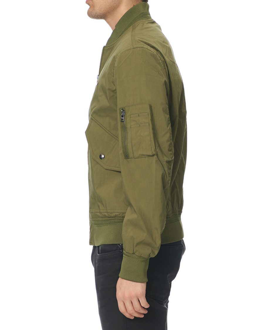 Herren | Jacken | Tommy Hilfiger | Lightweight Cotton Bomber Jacket Moss Green