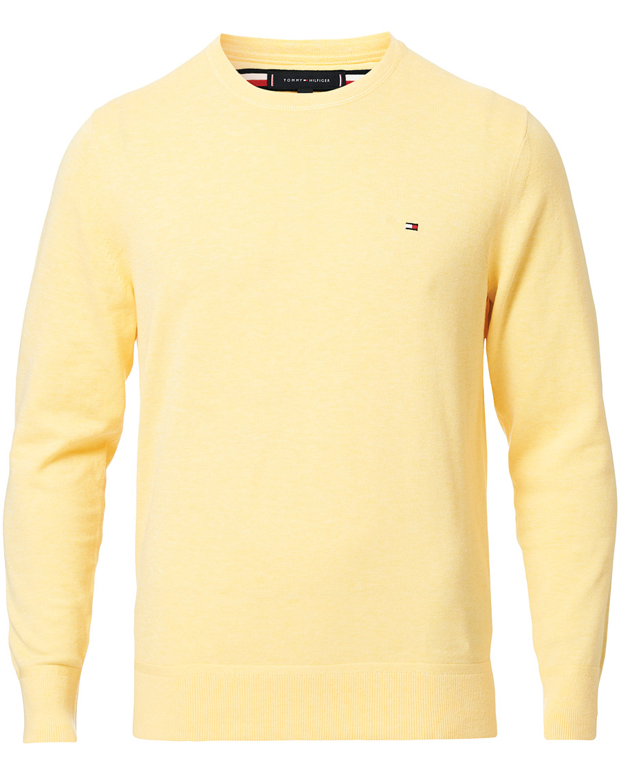 Herren | Pullover | Tommy Hilfiger | Organic Cotton/Silk Crew Neck Pullover Sun Ray