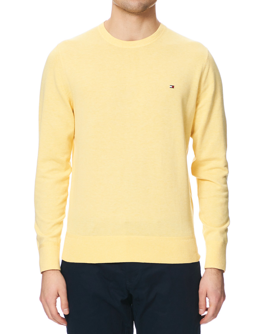 Herren | Pullover | Tommy Hilfiger | Organic Cotton/Silk Crew Neck Pullover Sun Ray