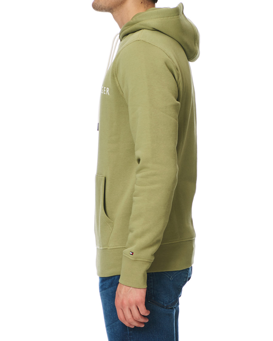 Herren | Pullover | Tommy Hilfiger | Logo Hoodie Faded Olive