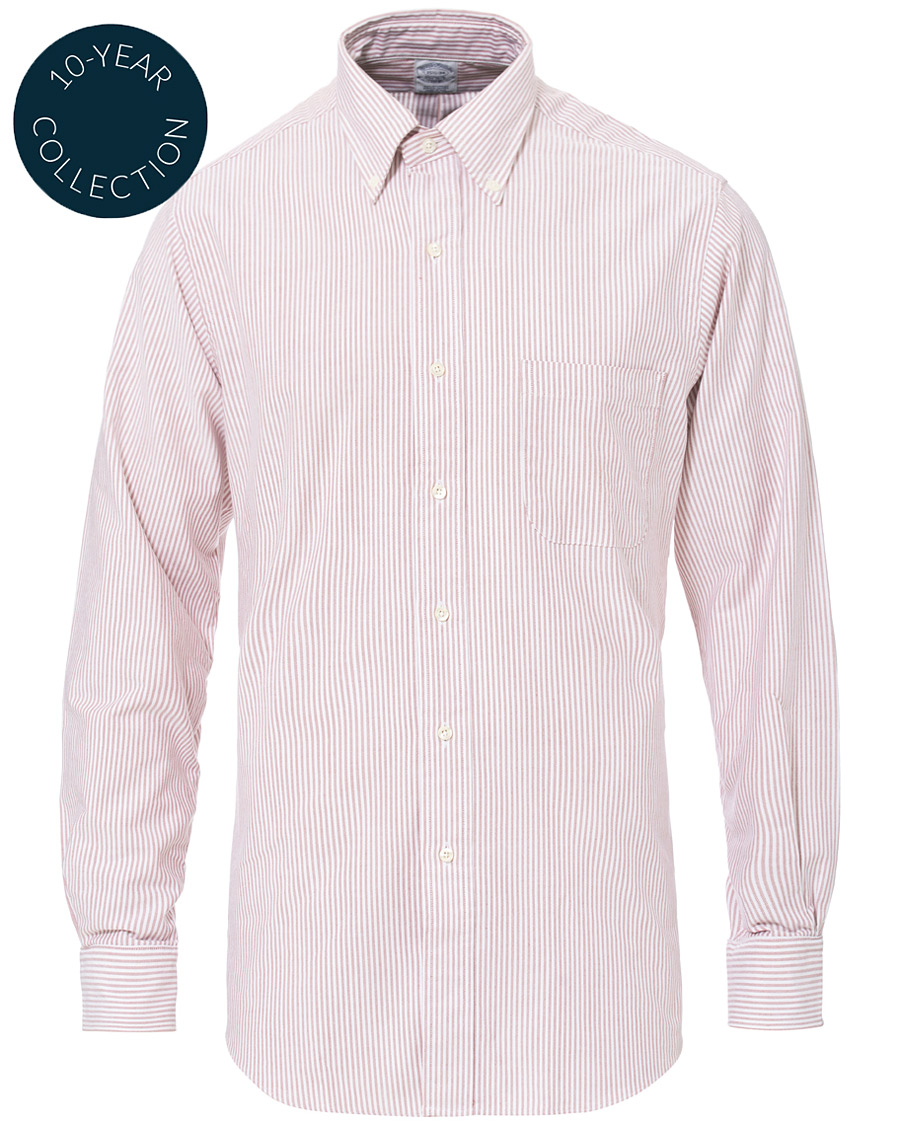Herren | Hemden | Brooks Brothers | Regent Fit Cotton Oxford Shirt Red/White