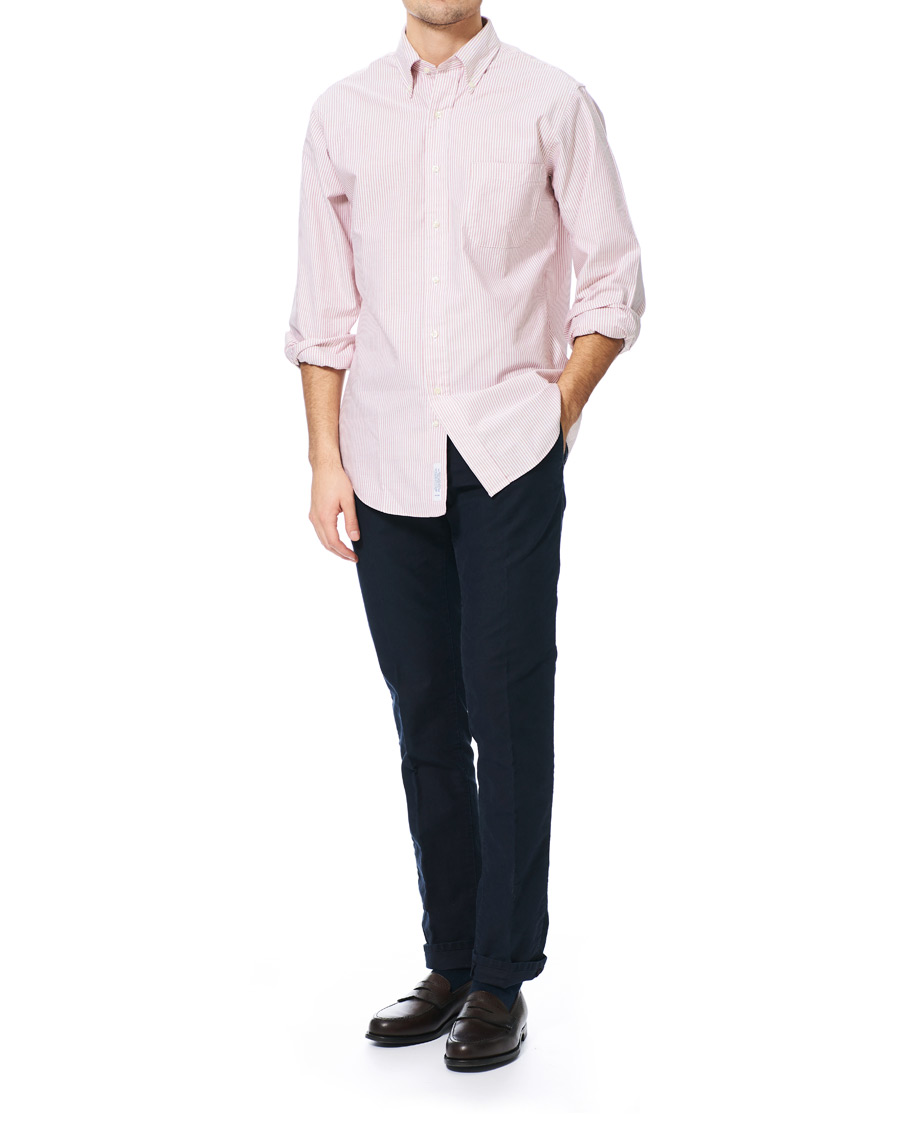 Herren | Hemden | Brooks Brothers | Regent Fit Cotton Oxford Shirt Red/White