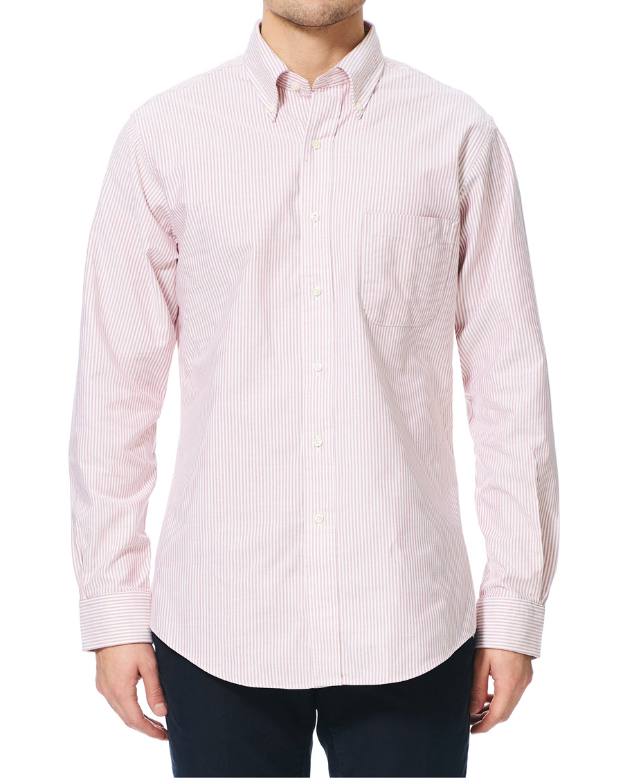 Herren | Hemden | Brooks Brothers | Regent Fit Cotton Oxford Shirt Red/White