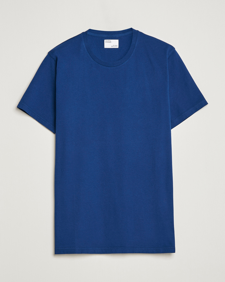 Herren | T-Shirts | Colorful Standard | Classic Organic T-Shirt Royal Blue